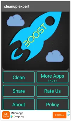 Fast Booster and Cleaner android App screenshot 2