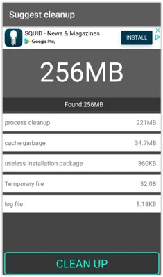 Fast Booster and Cleaner android App screenshot 4